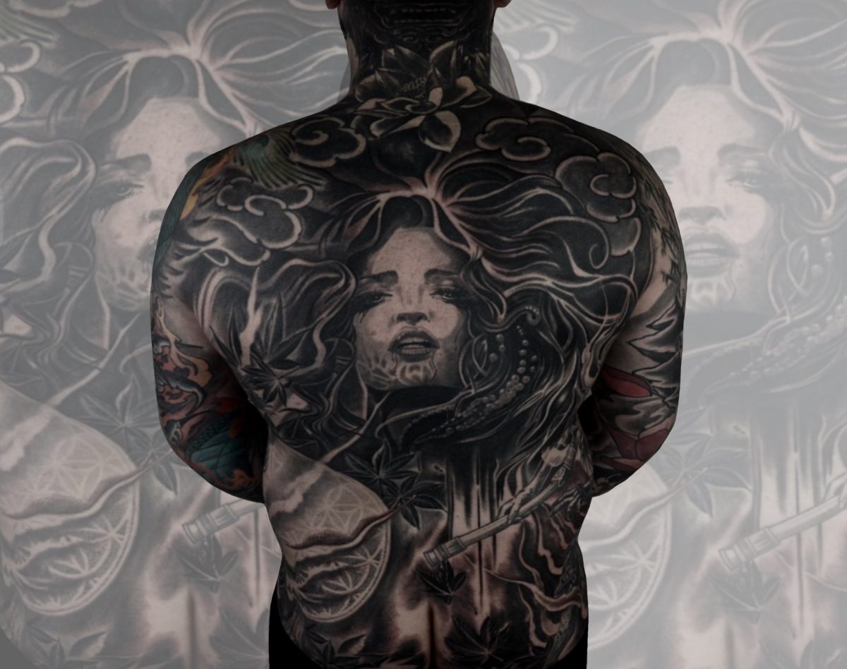 stained class tattoo studio by colin jones