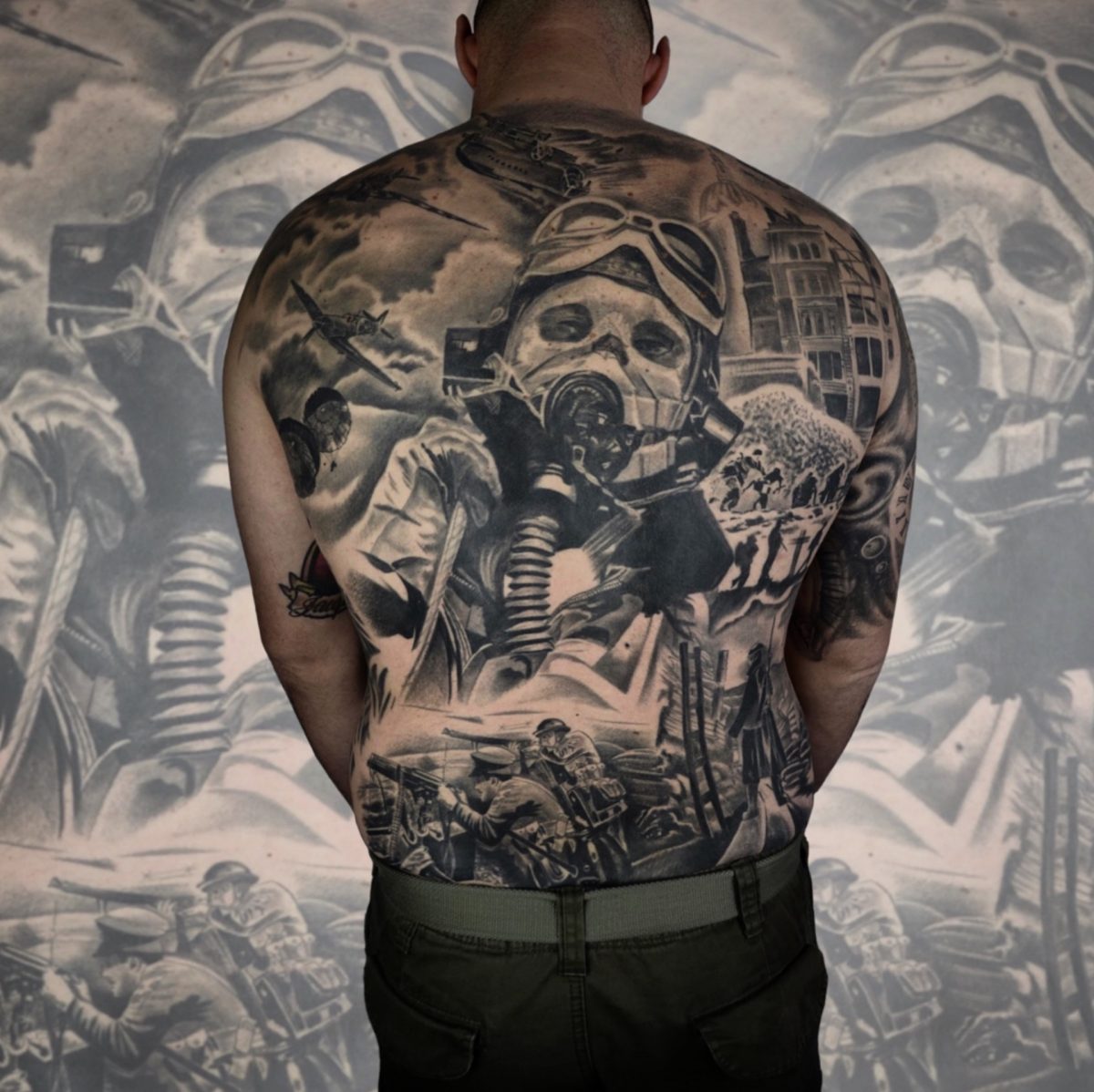 stained class tattoo studio by colin jones