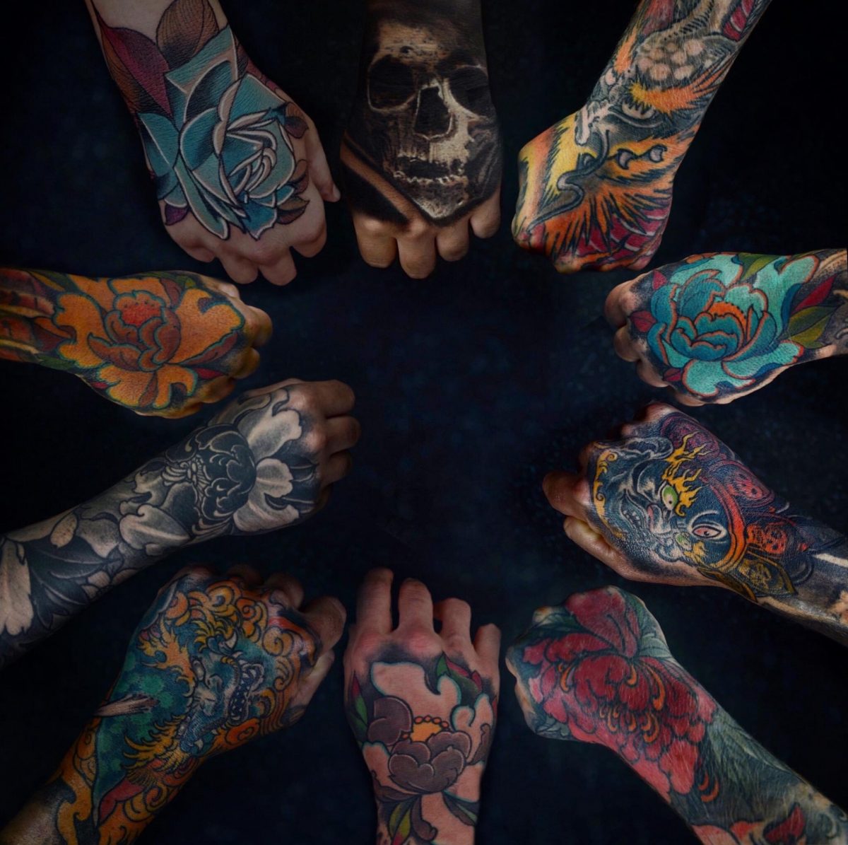stained class tattoo studio by colin jones
